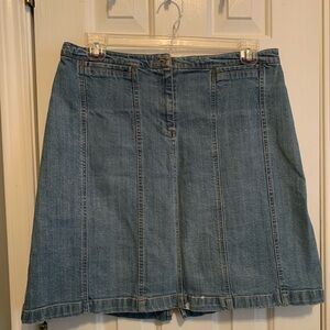 Denim Blue Mini Skirt